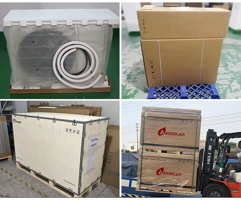 Solar AC Dc Hybrid Inverter Klimaanlage für Heimkühlung Kapazität 9000btu Komplett-Set