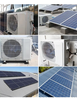 Solar AC Dc Hybrid Inverter Klimaanlage für Heimkühlung Kapazität 9000btu Komplett-Set