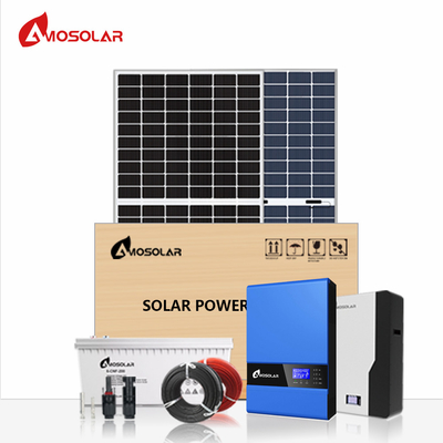OEM unterstützt Amosolar 5kw 48v Off-Grid-Solarsystem mit Wifi und Mppt-Ladegerät 13KG