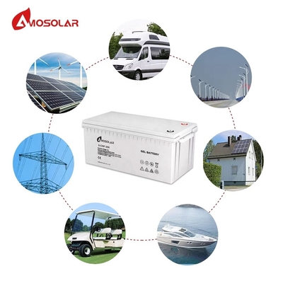 3000 Zyklusdauer Amosolar GEL 12V 100Ah Solarbatterie Quote für Unterhaltungselektronik