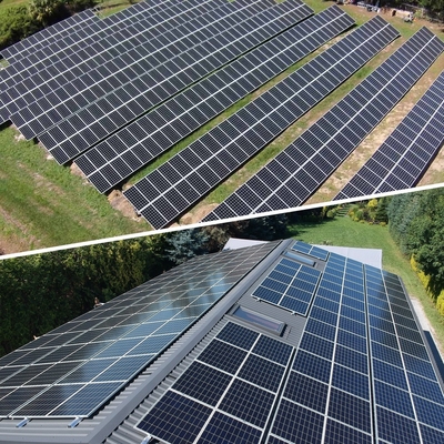 Amosolar PERC Mono BIPV-Solarpanel Einzige 550 Watt PV-Module für das Solarsystem