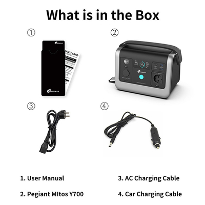 Portable Power Station 500w 700w 1500w 2400W Lifepo4 Solarenergiesystem für den Außenbereich