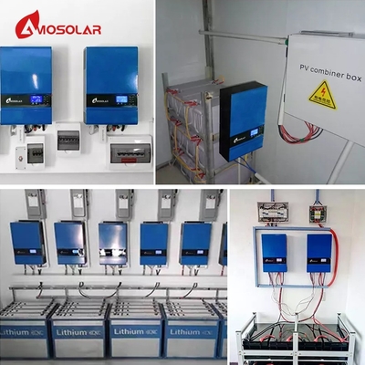 angepasste 1kw 3kw 5kw Full Solar Power Off-Grid System Kit für Stromunterstützungsfunktion