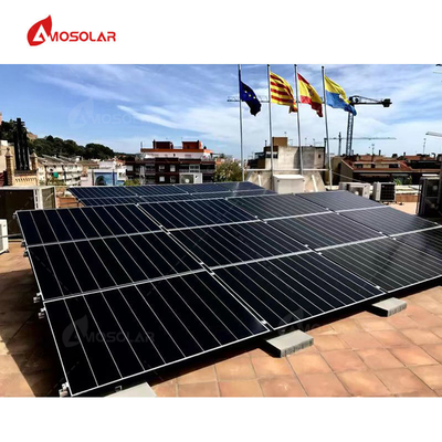 Anodisierte Aluminiumlegierungsrahmen 410W Schindelfeldsolarkollektoren PV-Modul für Solardachkollektoren