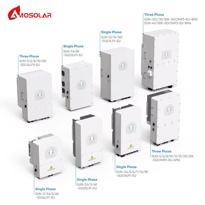 6500 Wp Höchstleistung PV-Array DC/AC Inverter Hybrid Solar Inverter 5kw SUN-5K-SG01LP1