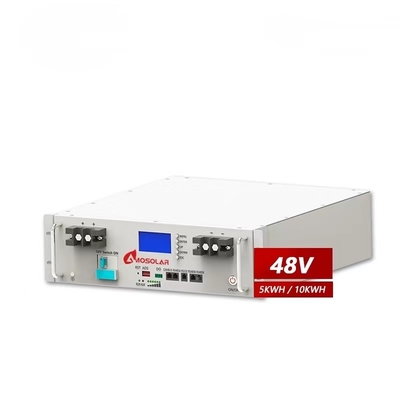 Amosolar-Rack-montierte 48V Lithiumbatterie mit 100Ah/200Ah Leistung für Solar PV-Systeme