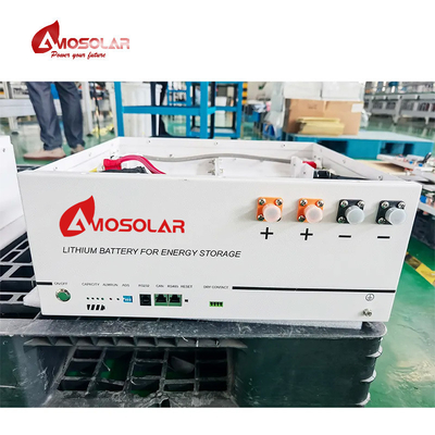 Amosolar-Rack-montierte 48V Lithiumbatterie mit 100Ah/200Ah Leistung für Solar PV-Systeme