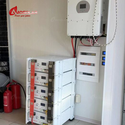 Amosolar-Rack-montierte 48V Lithiumbatterie mit 100Ah/200Ah Leistung für Solar PV-Systeme