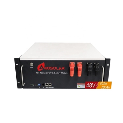 48V/51.2V Amosolar Lithium-Ionen-Batterien für die Solarspeicherung 100ah 200ah 10kwh 20kwh