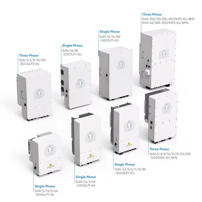 Deye 3-Phasen-Hybrid-Solar-Inverter 6KW 8kw 10kw 12kw Lithium-Ionen-Batterie 30,5 Gewicht