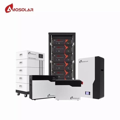 Amosolarbatterie 48V 100Ah LifePO4 Hv Lithium-Ionen-Batterie mit langer Lebensdauer