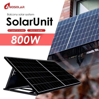 Amosolar Solar Europe Warehouse 600W 800W Balkon Solaranlagen-System Systemintegration