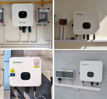 5000 W 6 kW 8 kW 10 kW 12 kW 15 kW 20 kW 30 kW 50 kW 60 kW 80 kW 100 kW 110 kW 125 kW Growatt On-Grid-Wechselrichter