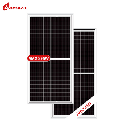 Amosolar Halbzelle 166mm 380w 385w 390w Mono Solarzellen mit 4mm2 Kabel OEM Bestellung