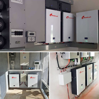 Amosolar 10kwh 5kwh 48v 100ah 200ah Lithium-Solarbatterie zur Speicherung bei Raumtemperatur