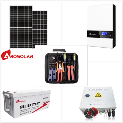 All in einem 1,5 kW off-grid Solarsystem mit monokristallinen Silizium-Panels