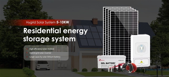 5kw 10kw 15kw 20kw 30kw Hybrid Solar- und Windenergiesystem mit LiFePO4-Lithiumbatterie