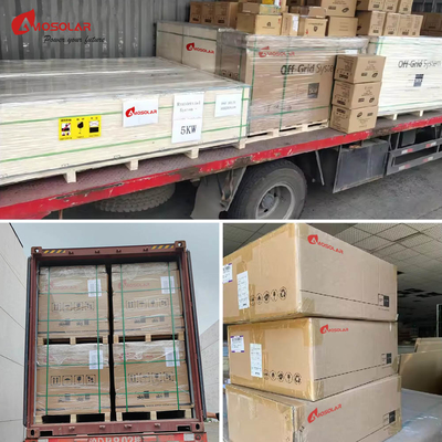 1-50KW Lithium-Ionen-Batterie Amosolar Hybrid On-Off-Grid Solarstrom-System-Kit für Zuhause