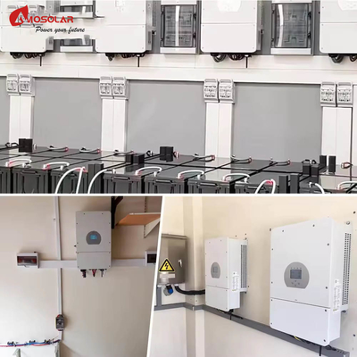 6kw Hybrid Solarenergie-System für Zuhause mit 3kw On-Off-Grid und 30kw Windenergie-Speicher