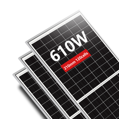 Amosolar 600w Solaranlagen mit 210*210mm Zellen IP68-Klassifizierte Verbindungskiste