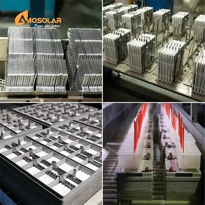 Amosolar 12V 24V 100Ah 200Ah 300Ah 400Ah Deep Cycle Gel Solarbatterie für Elektroautos