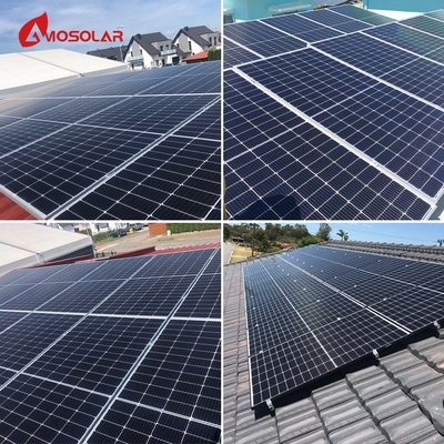 MPPT-Controller Amosolar 5kw 10kw Hybrid-Solar-Panelsystem mit wiederaufladbarer Batterie