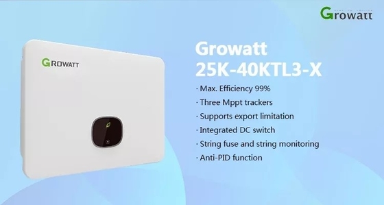 20 kW On-Grid Off-Grid Hybrid-Solar-Panelsystem für Heim-Growatt-Solar-Energiesysteme