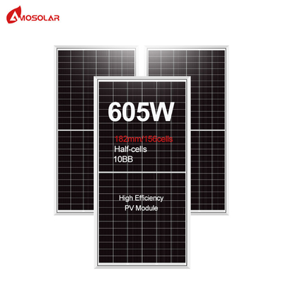 Doppelglas 575w 580w 585w 590w 595w 600w 605w Mono-Solar-Energie-Panels mit TUV CE ISO