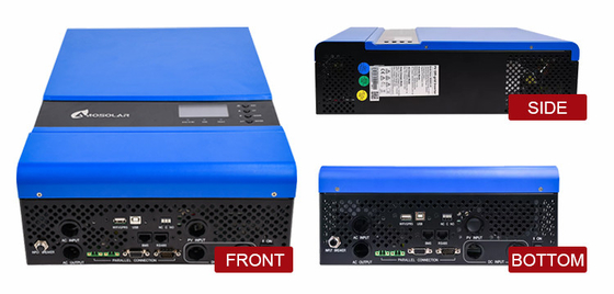 Amsolar Off-Grid-System 3KW 5KW 8KW 10KW Hochfrequenz-Off-Grid-Solarumrichter mit 1