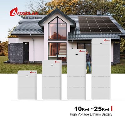 15360 Wh Stapelbare Hochspannungsturm-Lithiumbatterien für Solarenergiespeichersysteme