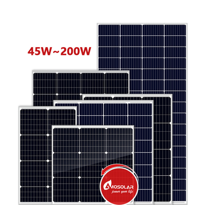 200 Watt Halbzell-PERC-Solarpanel mit 11,28 Vmp und Paneldimensionen von 1405*700*30 mm