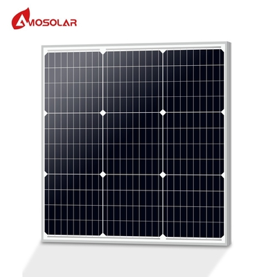 Kleingröße 20W 30W 40W 50W 55W 60W Monokristallines Solarpanel mit IP67-Kopplungskiste