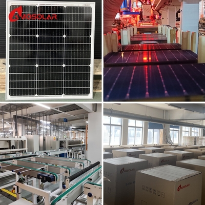 Kleingröße 20W 30W 40W 50W 55W 60W Monokristallines Solarpanel mit IP67-Kopplungskiste