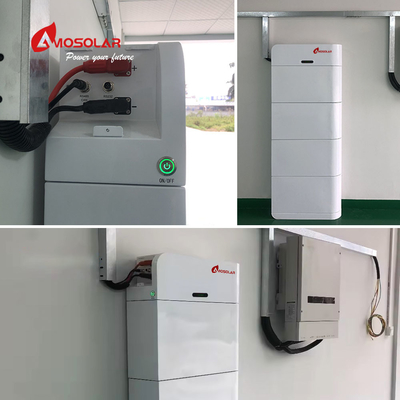 10KWH 15KWH 20kwh Lithium-Ionen Stackbare Energiespeichersysteme für Heimsplit-Design