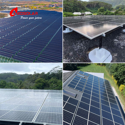 182mm Halbzell-N-Typ Mono Solar PV Modul 570W 580W 590W mit IP68 Verbindungskiste