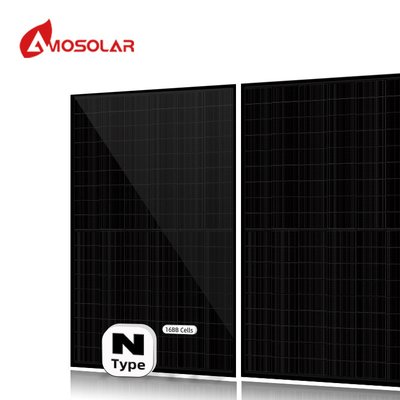 Halbzell-Mono 550w 575W 580W 590W N-Typ-Solarzellen für Dach und IP68-Kreuzungskasse
