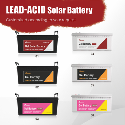Amosolar 12V 100Ah Blei-Säure-Batterie Langlebig und stabil für Solar-Speichersystem