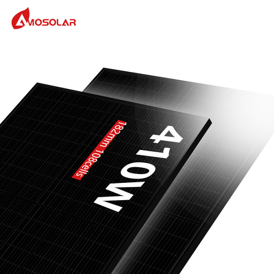 400w 410w 420w 430w Mono-Solarpanel mit und N-TYPE Anodisiertem Aluminiumlegierungsrahmen