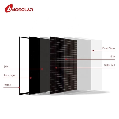 Amosolar 440W 450W 460W 1000W Monokristallines Solarpanel mit IP68-Kennungsbox