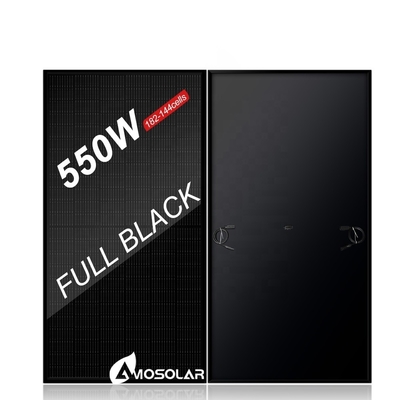 MC4-kompatible Steckverbinder Amosolar monokristallines Solarpanel für Solarstromsystem 545w