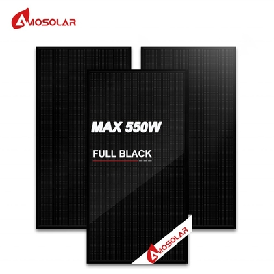 MC4-kompatible Steckverbinder Amosolar monokristallines Solarpanel für Solarstromsystem 545w