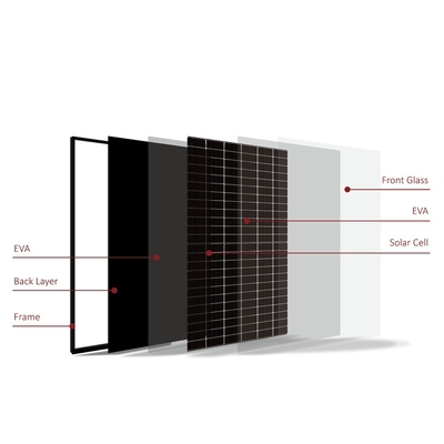 Solaranlage 182mm 108Zellen 380w 390w 400w 405w 410w Monokristalline PV-Platten
