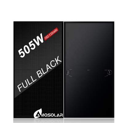 EU-Bestand 400w 430w 450w 500w 550w All-Black-Solarzellen mit 21,3% Panel-Effizienz