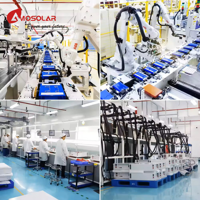 Batterie Lithium Lifepo4 Amosolar 48v 51.2v 100ah 200ah Photovoltaik System ausgeschaltet