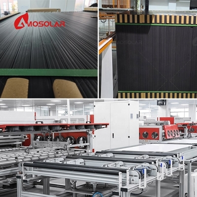 Anodisierte Aluminiumlegierungsrahmen 182mmx182mm 120 Zelle Halbzelle Mono-N-Typ-Solarzellen