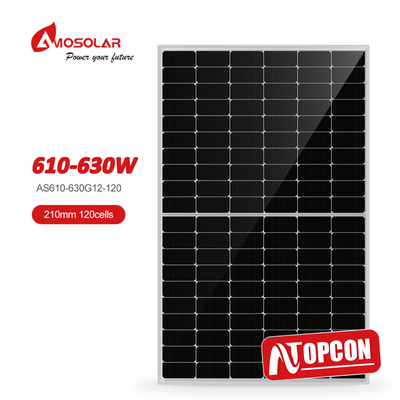 2172*1303*35mm Panel Abmessungen 120 6*20 Zellen N-Typ 610W 620W 630W Solarzellen