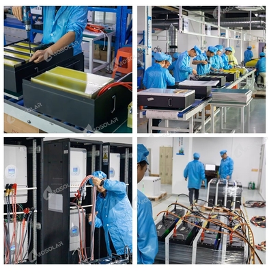 Split-Lithium-Eisenphosphat-Batteriestapel 20 kWh/25 kWh für ein Solarspeichersystem