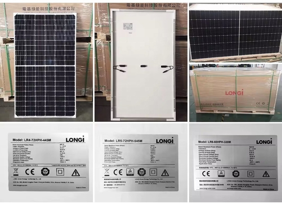 Longi Hi-Mo6 Mono 420w 410w 585W 590W PV-Module für das System zur Konfiguration von Solarzellen