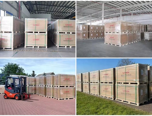Longi Hi-Mo6 Mono 420w 410w 585W 590W PV-Module für das System zur Konfiguration von Solarzellen
