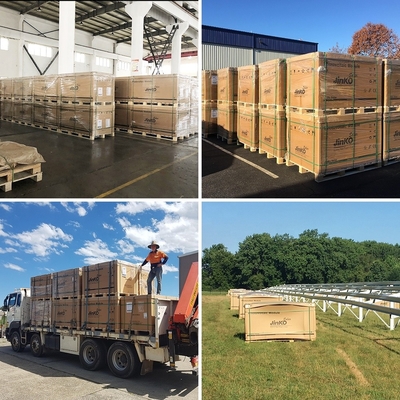 Jinko-Solarkollektor 580w 550w Bifacial Double Glass Solarkollektoren und Leistung